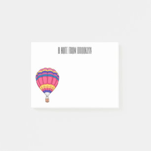 Post-it® Illustration de la montgolfière