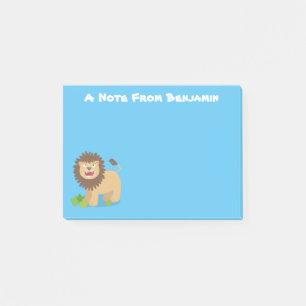 Post-it® Illustration de l'effervescence de lions heureux
