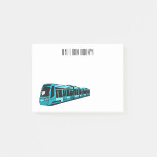 Post-it® Illustration de locomotive électrique