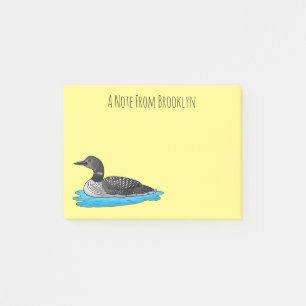 Post-it® Illustration de Loon bird
