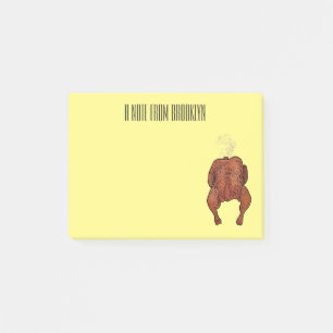 Post-it® Illustration de poulet rôti