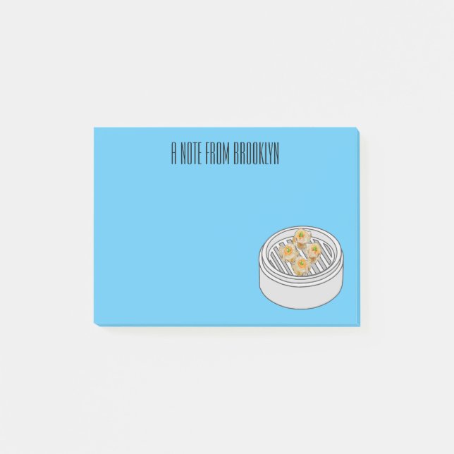 Post-it® Illustration de Shumai dim sum (Devant)
