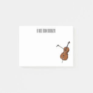 Post-it® Illustration de violoncelle