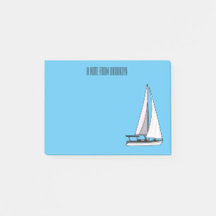 Post-it® Illustration de voilier