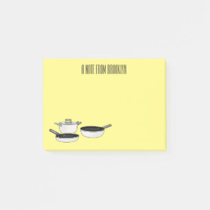 Post-it® Illustration des jeux de cuisine