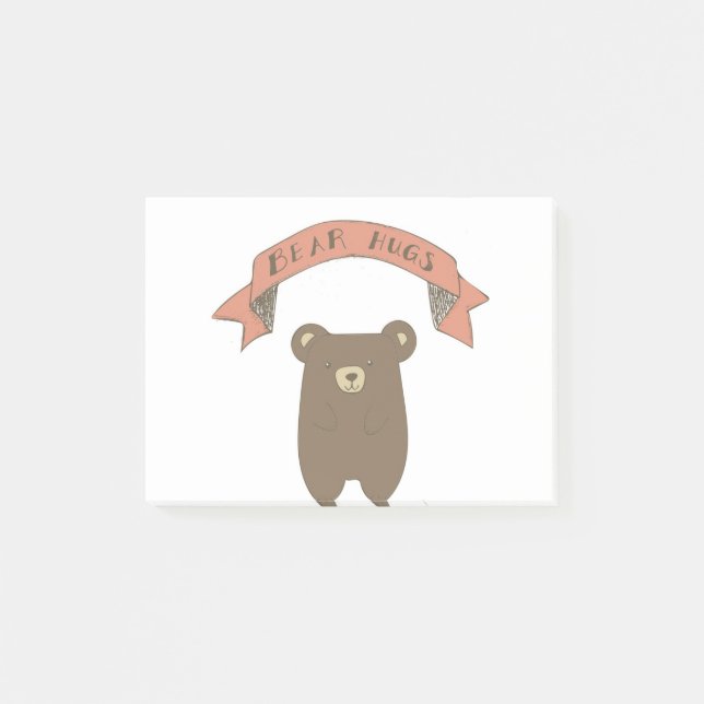 Post-it® Illustration des oursons (Devant)