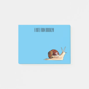 Post-it® Illustration d'escargot