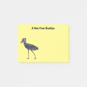 Post-it® Illustration d'oiseau de cordonnier