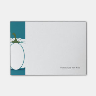Post-it® Illustration du design Citrouille blanc d'Hallowee