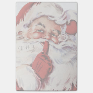Post-it® Illustration du Père Noël Vintage