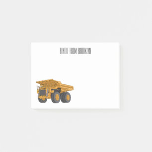 Post-it® Illustration d'un camion à grande échelle