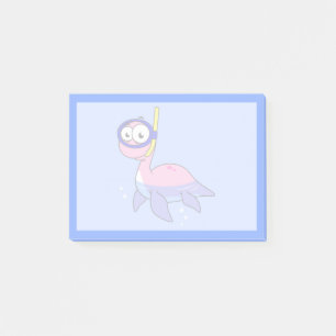Post-it® Illustration D'Un Monstre De Loch Ness De Snorkeli