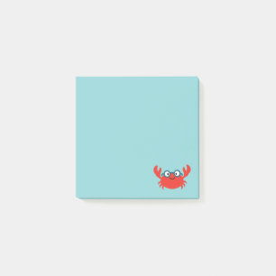 Post-it® Illustration mignonne de crabe de Specky