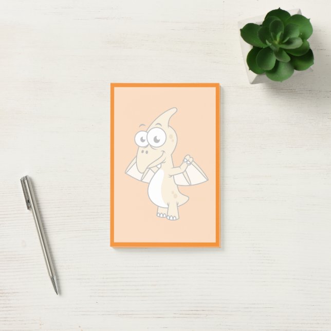 Post-it® Illustration Mignonne D'Un Pterodactyl. 2 (Bureau)