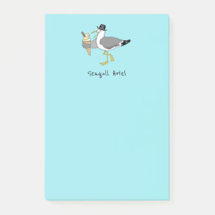 Post-it® Illustration Seagull personnalisée Hôtel/Location