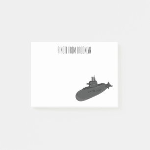 Post-it® Illustration sous-marine