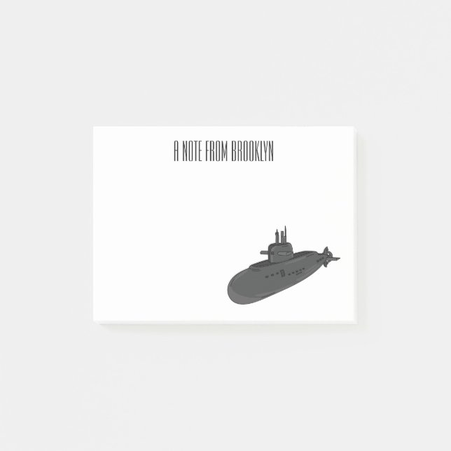 Post-it® Illustration sous-marine (Devant)