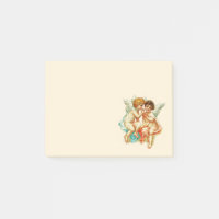 Illustration vintage Ephemera Angel Cherubs