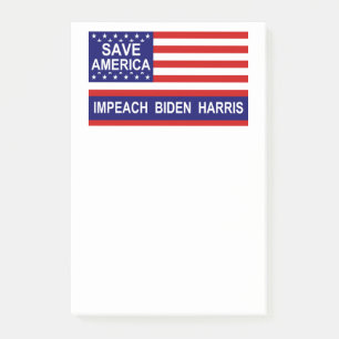 Post-it® Impeach Biden Harris