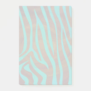 Post-it® Impression Brown et Turquoise Zebra
