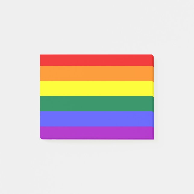 Post-it® Indicateur de la fierté arc-en-ciel (Devant)