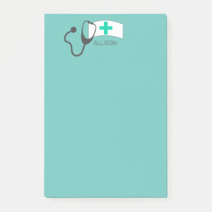 Post-it® Infirmière Casquette Stethoscope Médicale Person