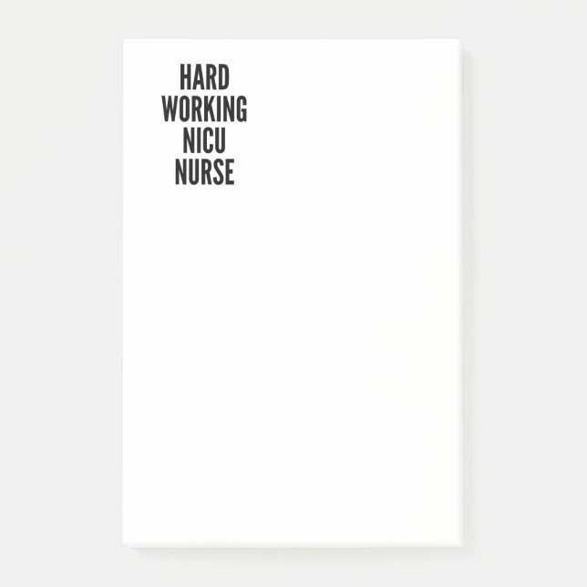 Post-it® Infirmière de la NICU au travail difficile (Devant)