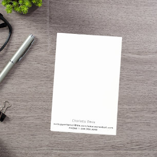 Post-it® Informations de contact commercial couleur de marq