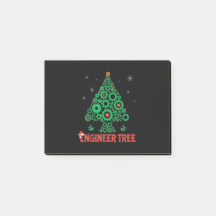 Post-it® Ingénieur de Noël Génie mécanique de l'arbre