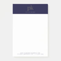 Initiales monogrammes minimalistes élégantes en bl