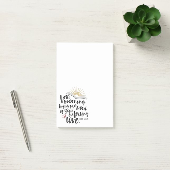 Post-it® INJUSTE AMOUR Écriture biblique (Bureau)