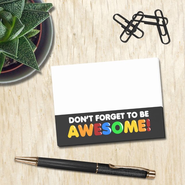 Post-it® Inspiration N'oubliez pas d'être INCROYABLE (Créateur téléchargé)
