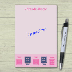 Post-it® Inspiration penser en dehors de la boîte rose