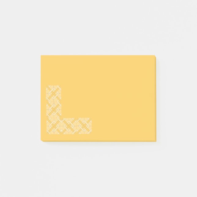 Post-it - Interwoven Diamonds Post-it Notes (Front)