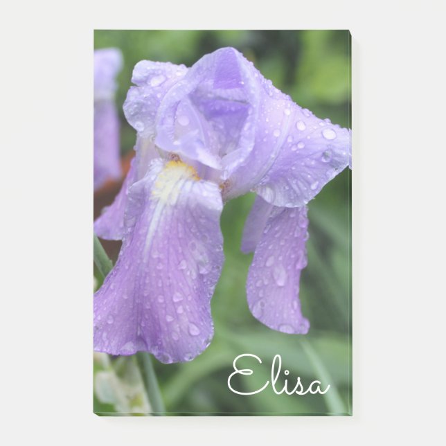 Post-it® Iris humide assez violet (Devant)