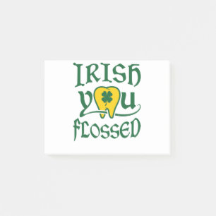 Post-it® Irlandais, vous avez flotté le Jour de l'Saint Pat