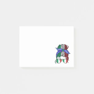 Post-it® Italie chaotique pain avec drapeau italien