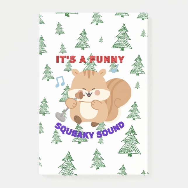 Post-it® It's A Funny Squeaky Sound (Devant)