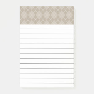 Post-it® Jacquard beige Notes