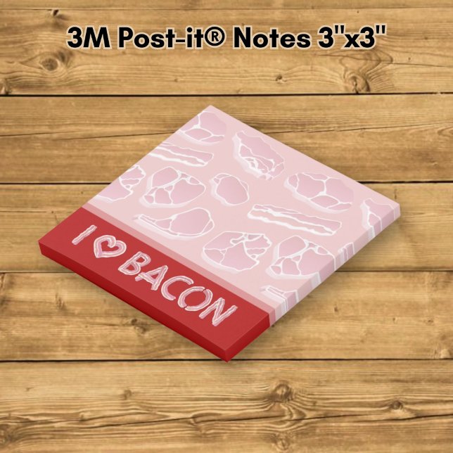 Post-it® J'adore le bacon (Créateur téléchargé)
