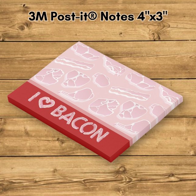 Post-it® J'adore le bacon (Créateur téléchargé)