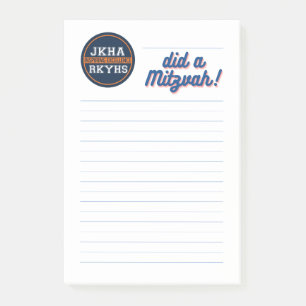 Post-it® J'ai fait une Mitzvah !