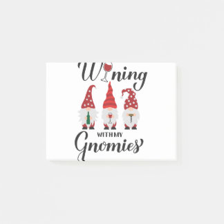 Post-it® J'ai gagné avec mes gnomes. Boire des gnomes. Drôl