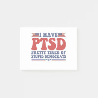 J'ai le SSPT assez fatigué des Démocrates Drôle ca