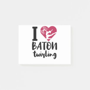 Post-it® J'Aime Baton Twirling