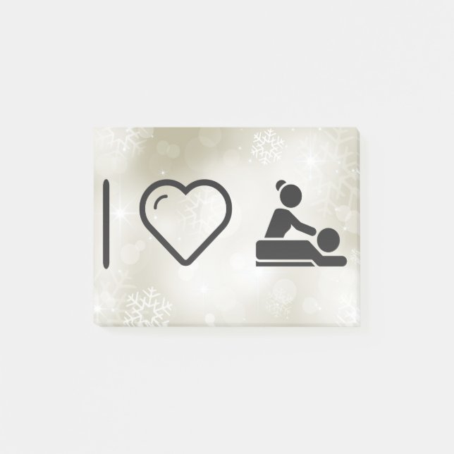 Post-it® J'aime le massage (Devant)