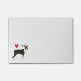 Post-it® J'aime mon Boston Terrier