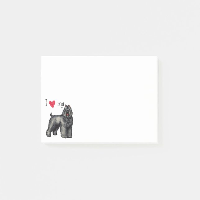 Post-it® J'aime mon Bouvier (Devant)