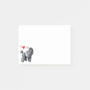 Post-it® J'aime mon caniche miniature
