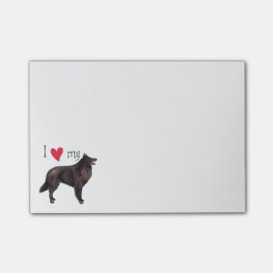 Post-it® J'aime mon chien de berger belge